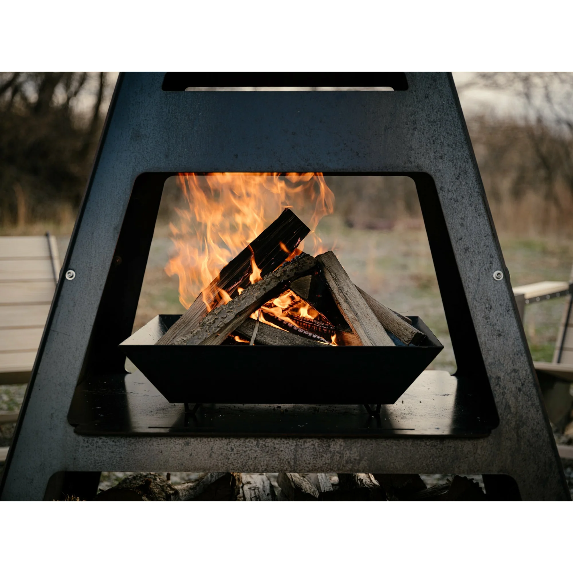Pyro Monolith Fire Tower - Firewood Rack - Image 2